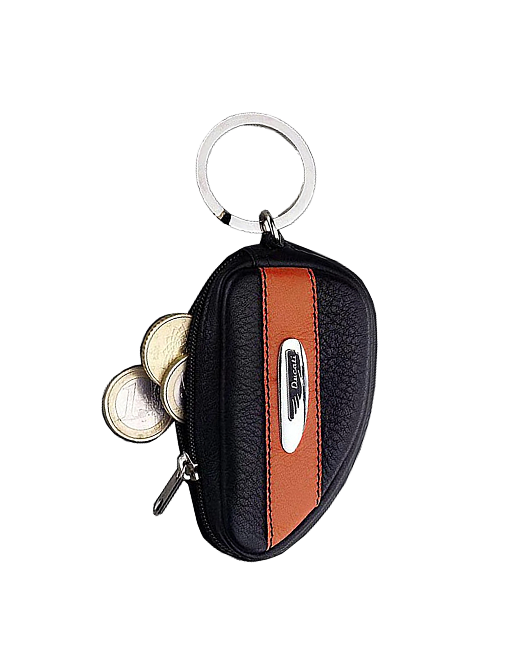 Ducati Leather Tank-Shaped Key / Coin Holder