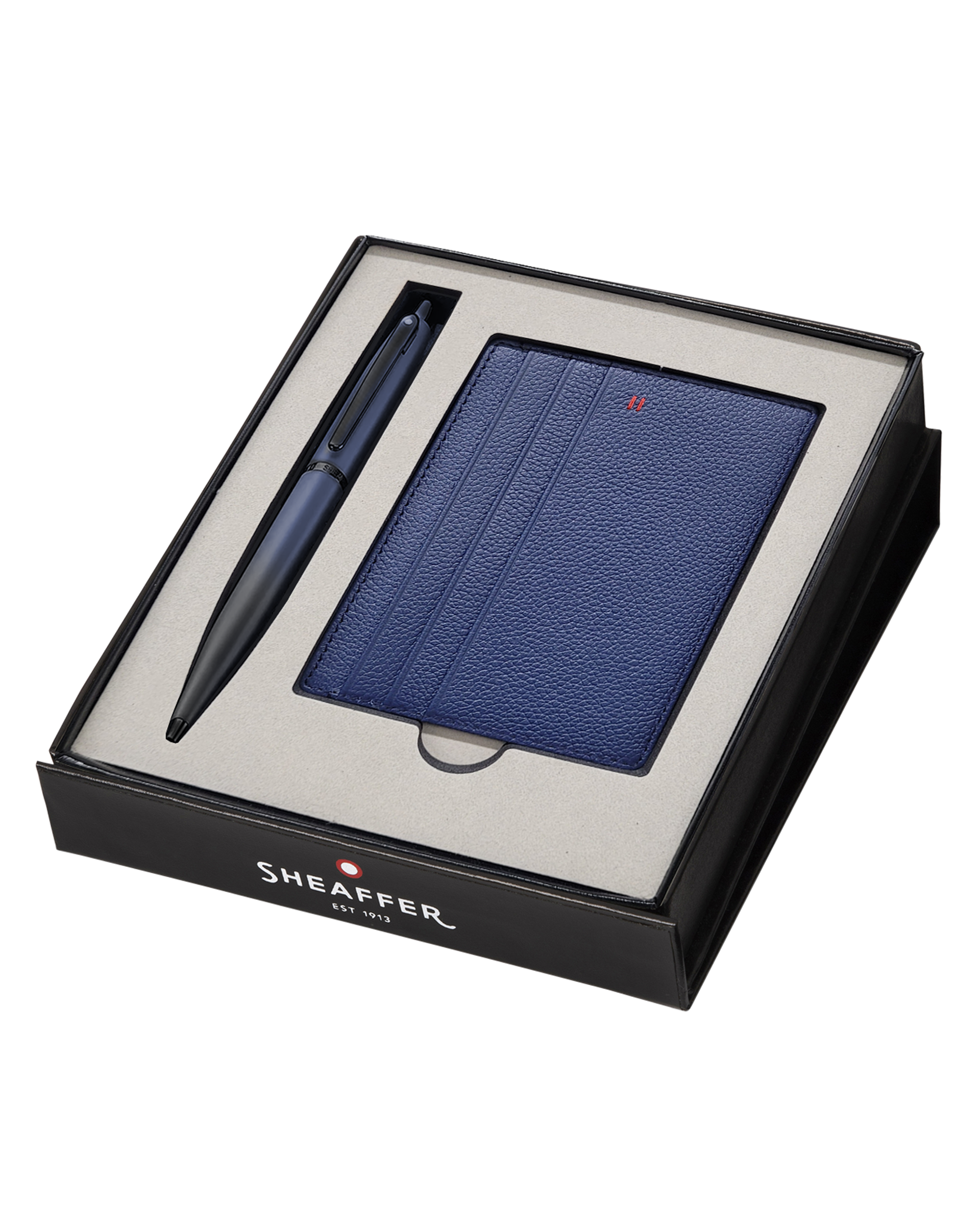 Sheaffer Gift Set with VFM Ballpoint Pen and Card Holder