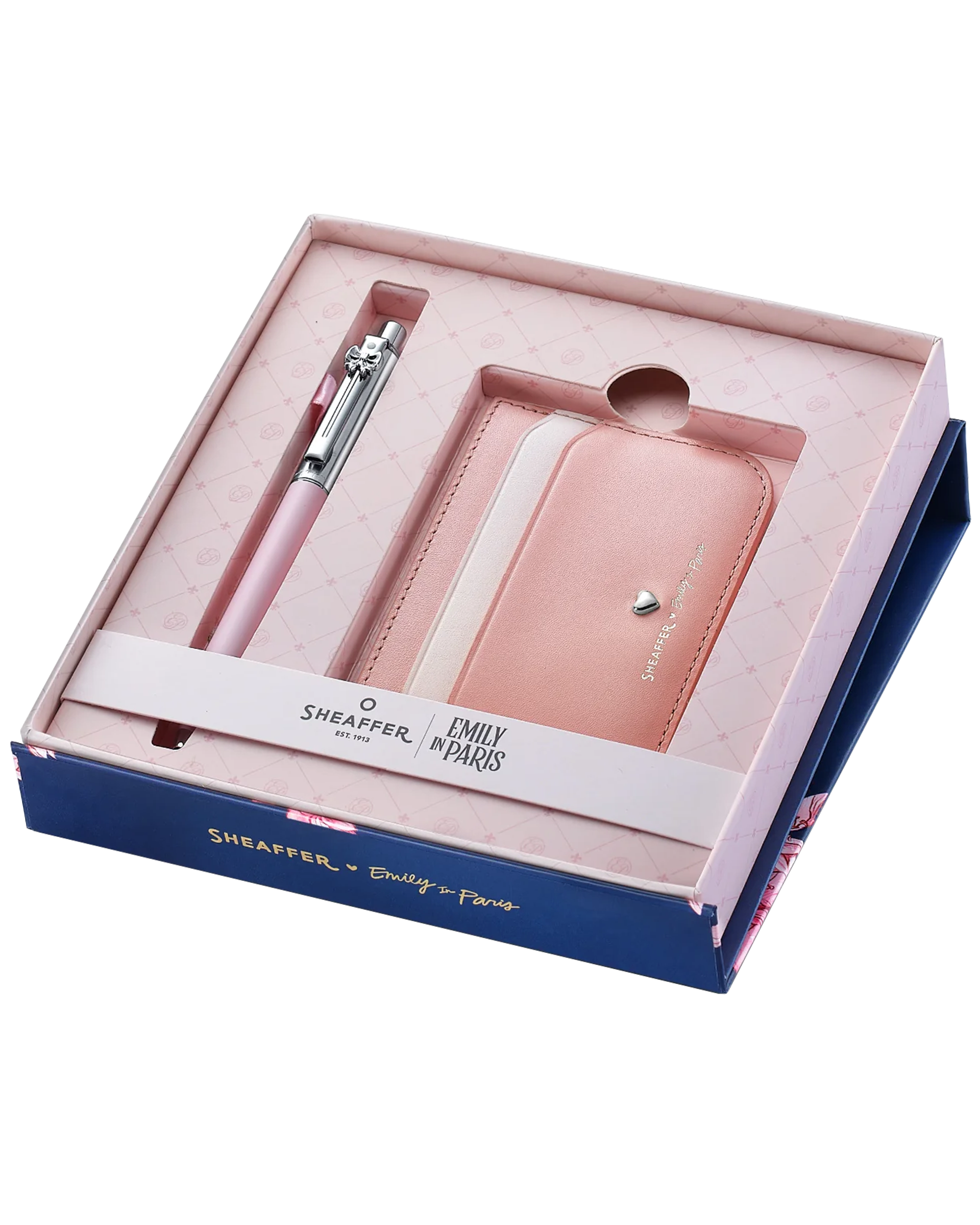 Sheaffer Emily in Paris Gift Set with Sentinel Ballpoint Pen and Credit Card Holder