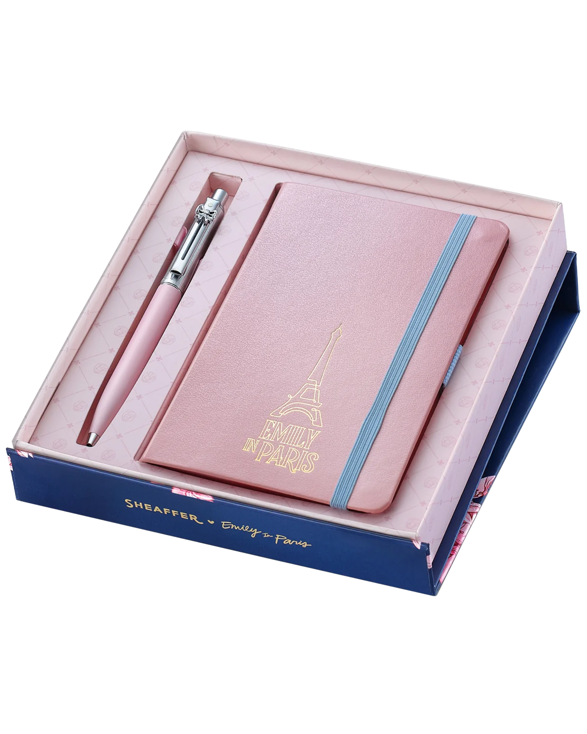 Sheaffer Emily in Paris Gift Set with Sentinel Ballpoint Pen and Small Notebook