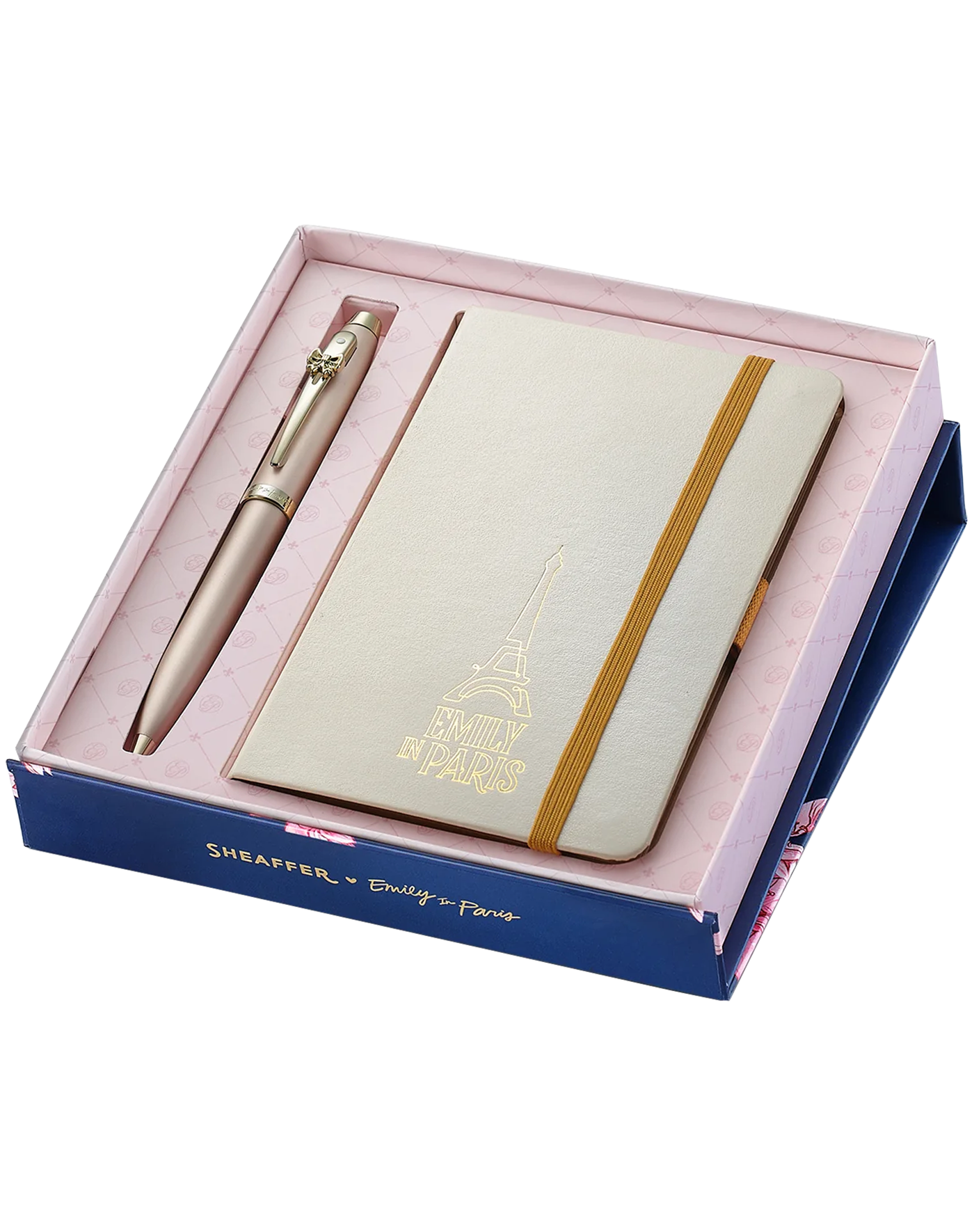 Sheaffer Emily in Paris Gift Set with 100 Series Ballpoint Pen and Small Notebook