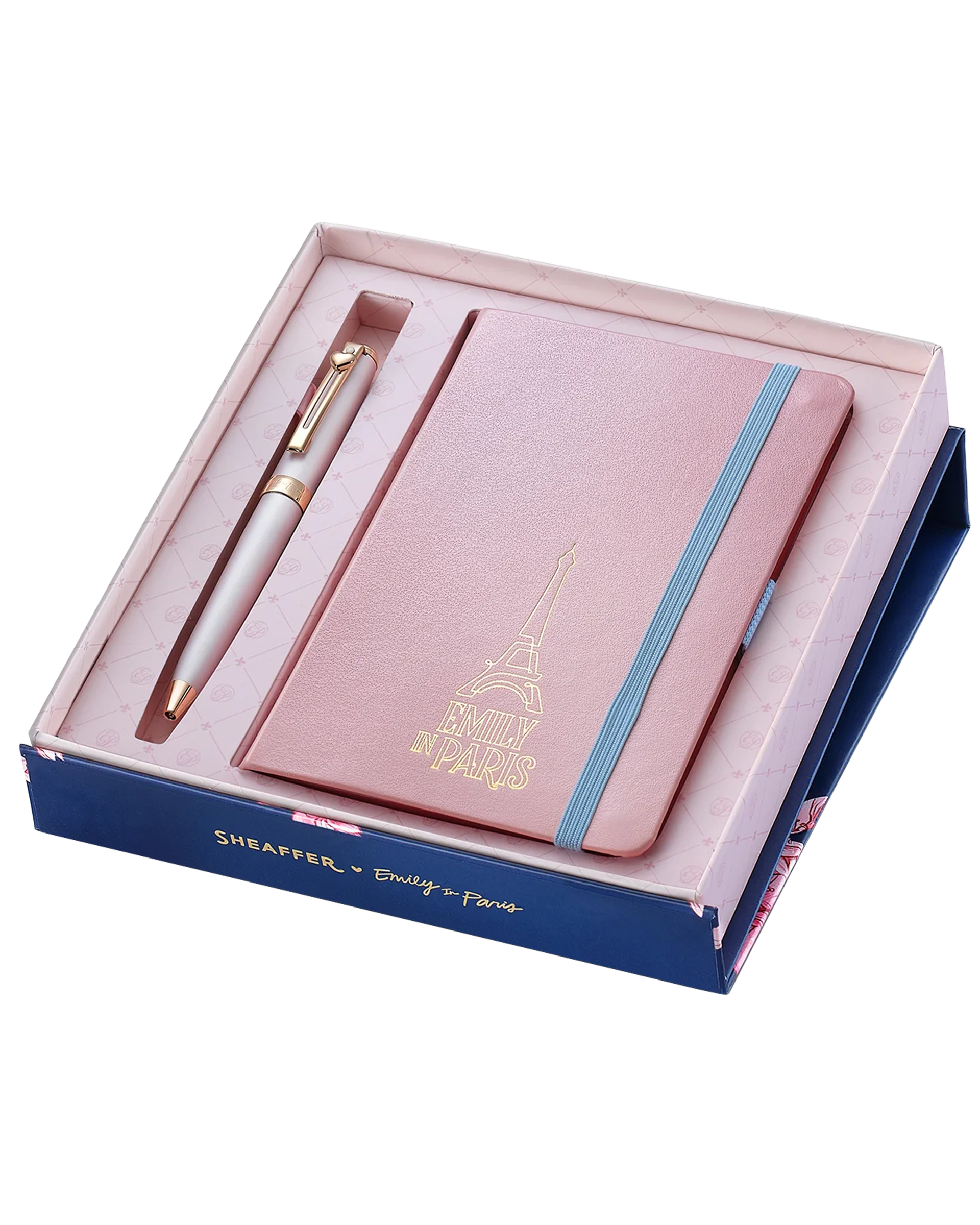 Sheaffer Emily in Paris Gift Set with Prelude Mini Ballpoint Pen and Small Notebook