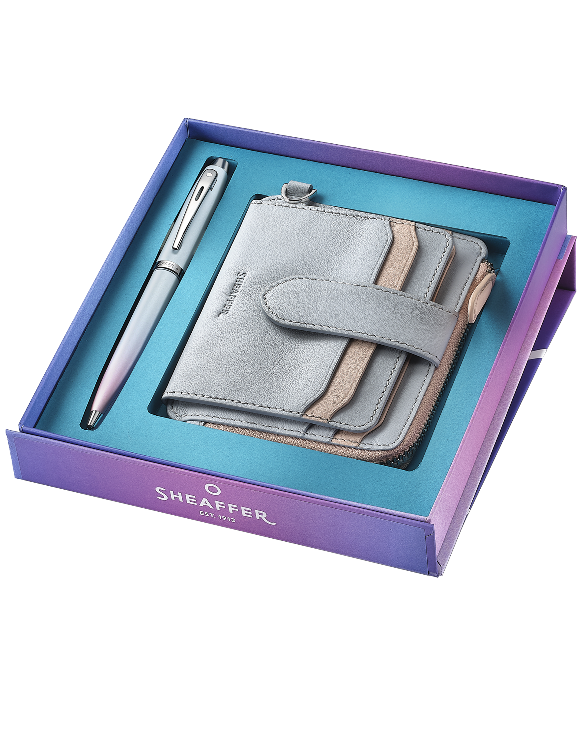 Sheaffer Gift Set with 100 Expressions Ballpoint Pen and Wallet