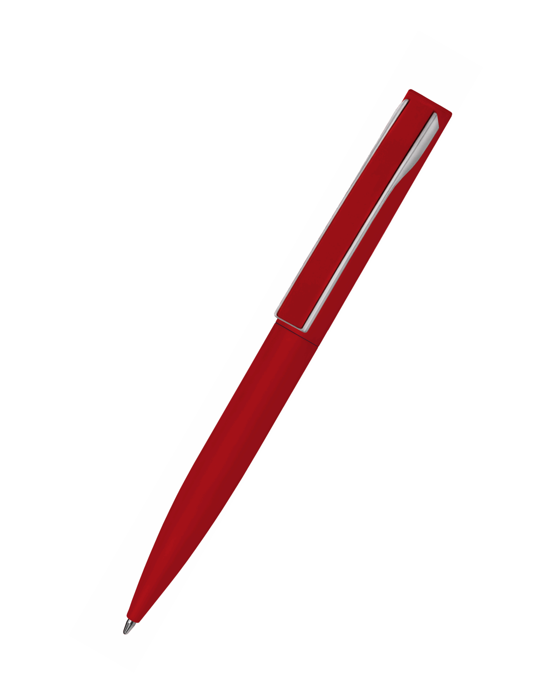 Red pen on a white background