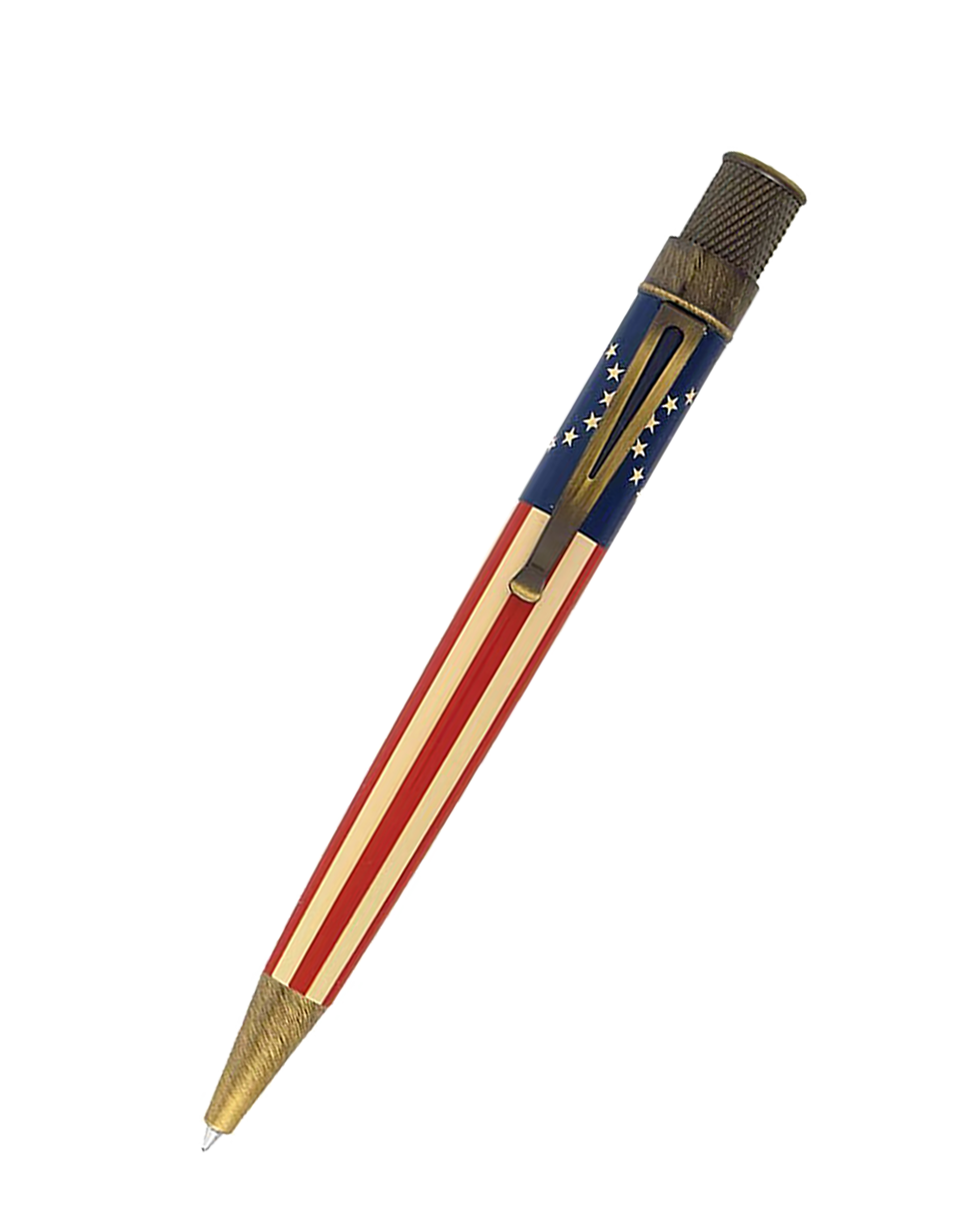 Retro 51 Tornado Vintage Metalsmith U.S. Flags Collection Rollerball Pens